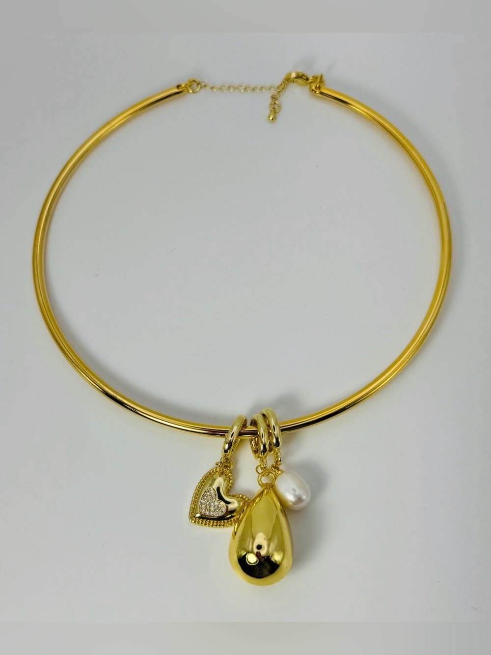 24K Gold-Plated Minimalist Charm Choker